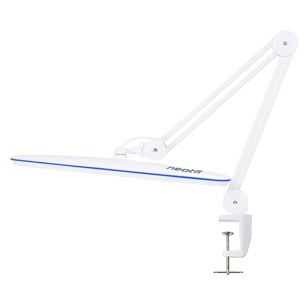 LED　desklight Mount-It! LED Desk Lamp with Adjustable Swing Arms and Clamp